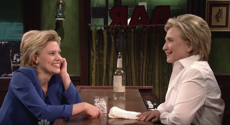 Hillary Clinton Served Up Cocktails Killer Donald Trump Impression As