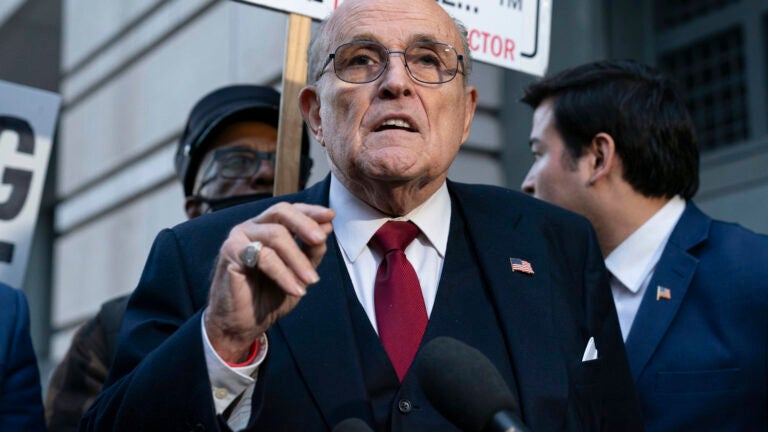 Rudy Giuliani files for bankruptcy after order to pay $148 million