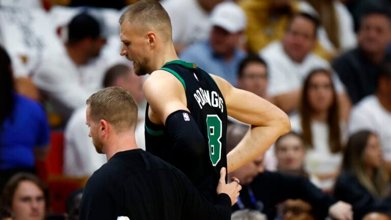 KG, Pierce discuss what Porzingis’s absence means for Celtics