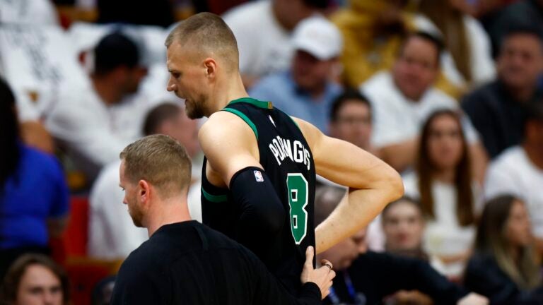 Celtics star Kristaps Porzingis 'not super close' to returning