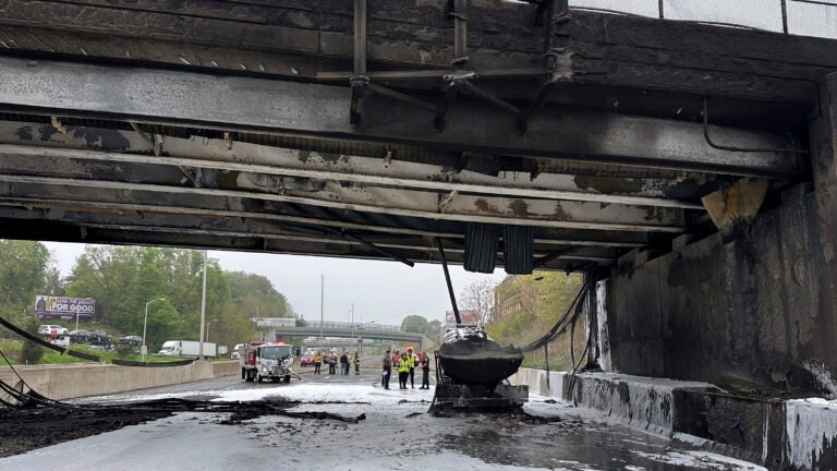 Part of Interstate 95 in Connecticut will be closed for days after fiery crash damages bridge, governor says - Boston.com