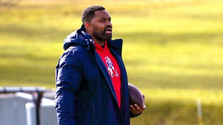 Jerod Mayo shares first impressions of Drake Maye Patriots rookie minicamp