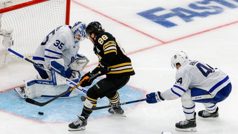 Pastrnak scores in OT, Bruins fend off Maple Leafs in Game 7