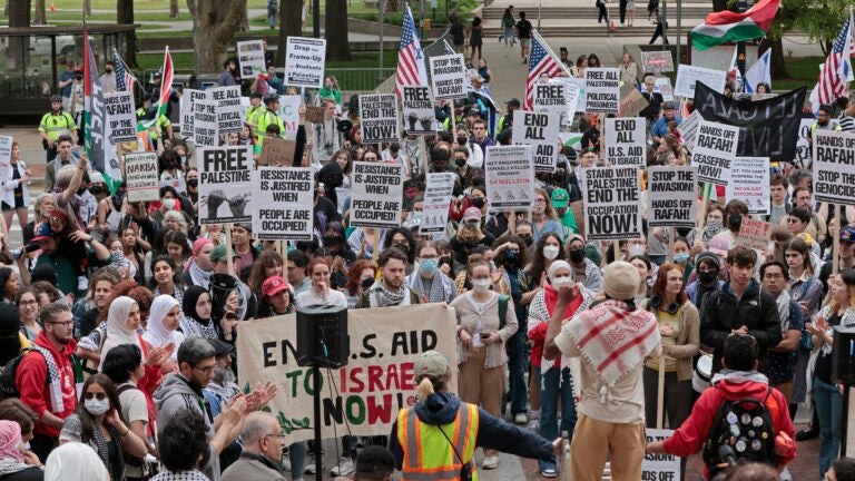 Live updates: Pro-Palestinian protests roil Boston-area campuses