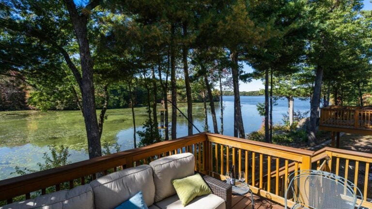 Waterfront living at an over-55 community in Canton for $895K