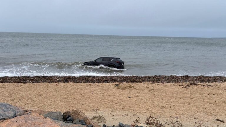 Here's how police say an SUV ended up in the water at a Cape Cod beach