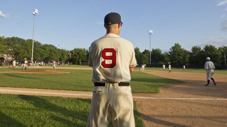 Oldtime Baseball Game at St. Peter's Field in Cambridge