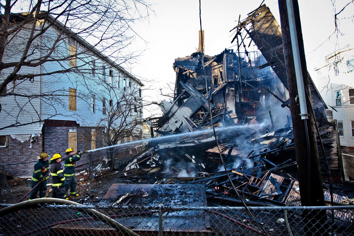 Worcester firefighter killed in apartment building collapse; second
