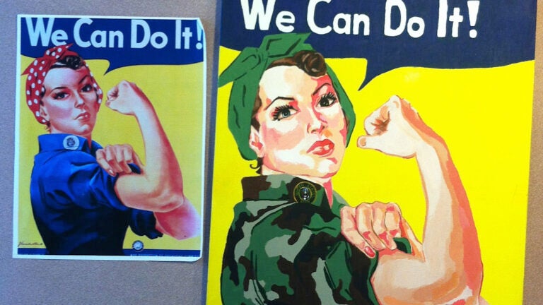 Art student dresses Rosie the Riveter image for a new role