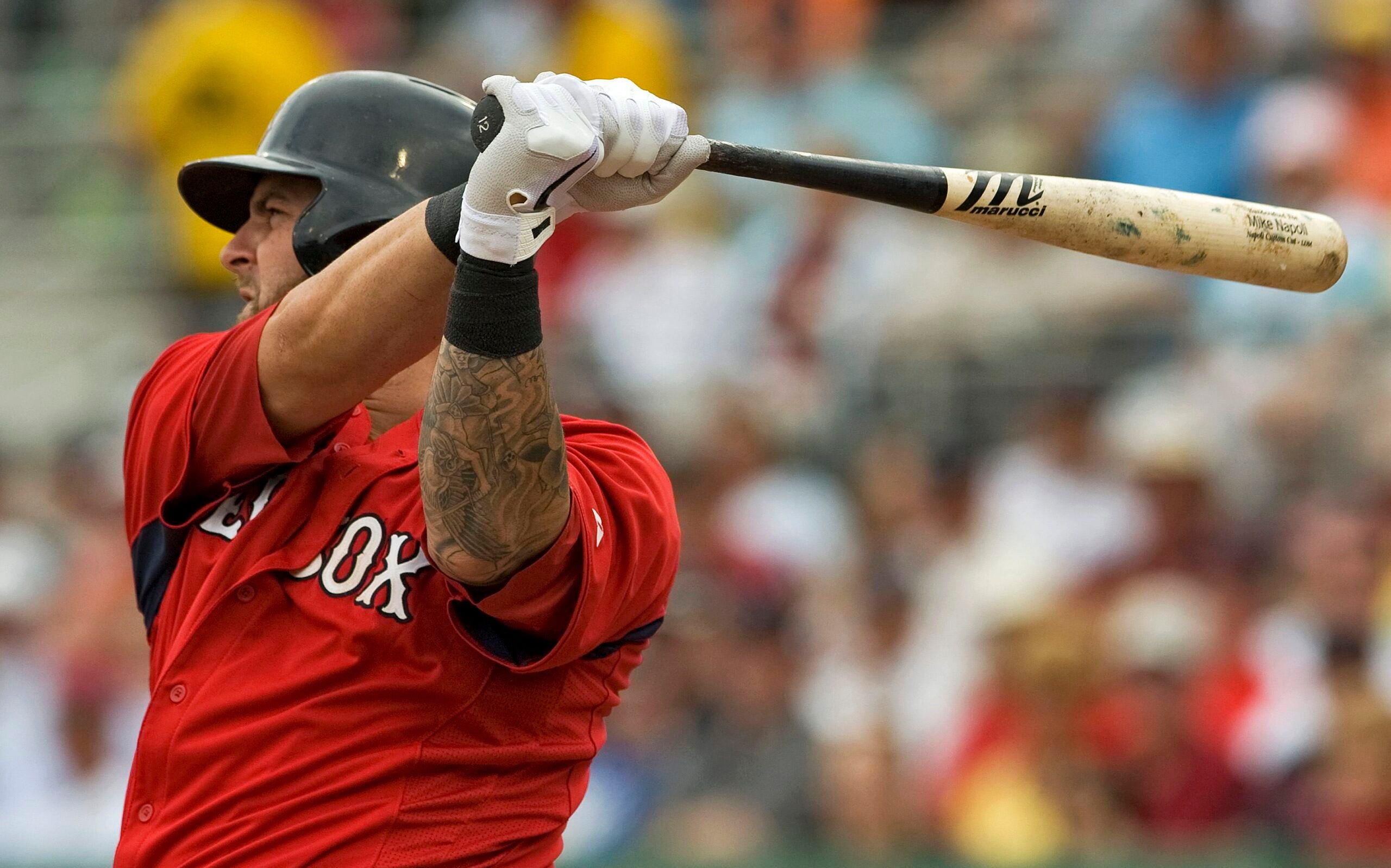 John Farrell may use Mike Napoli as a late-game defensive