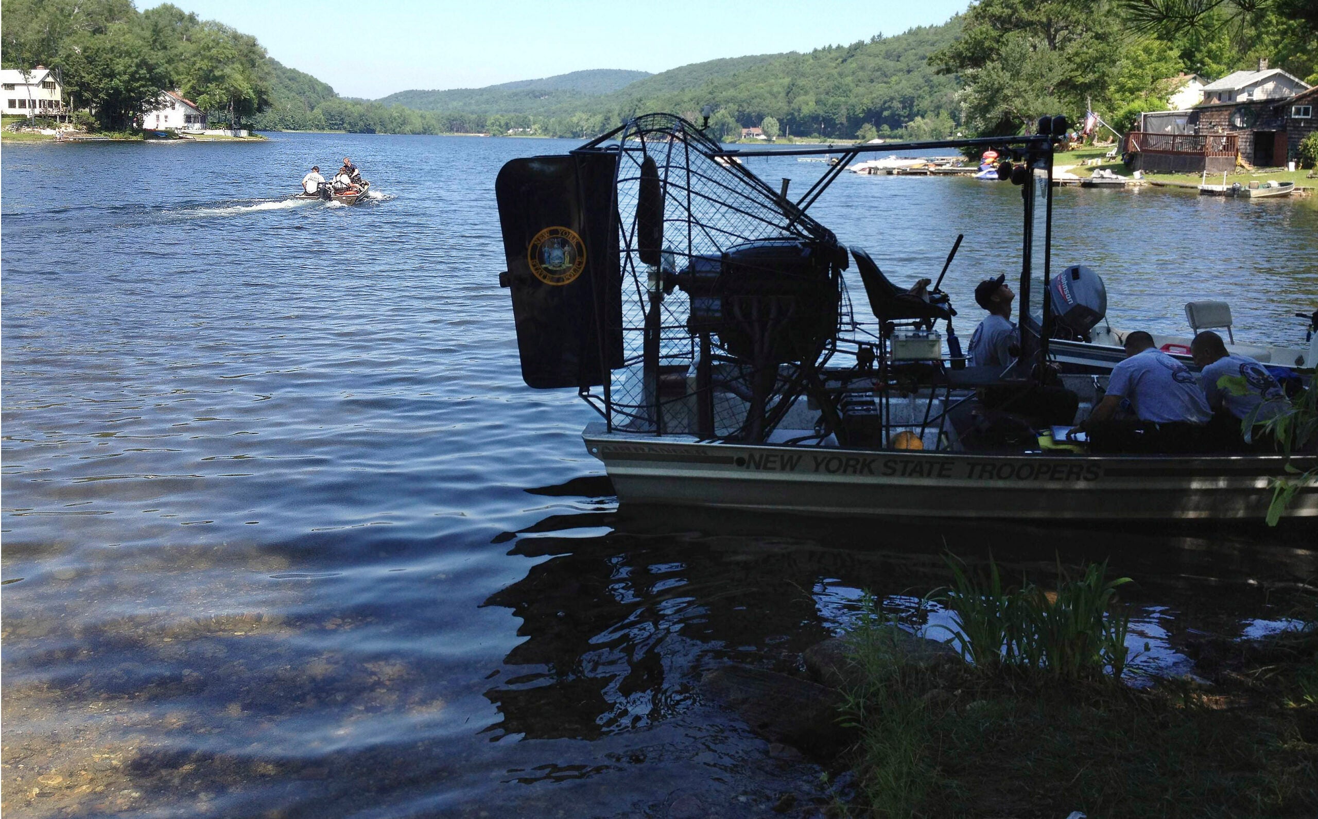 Search for remains of Jamie Lusher underway in Greenwater Pond in