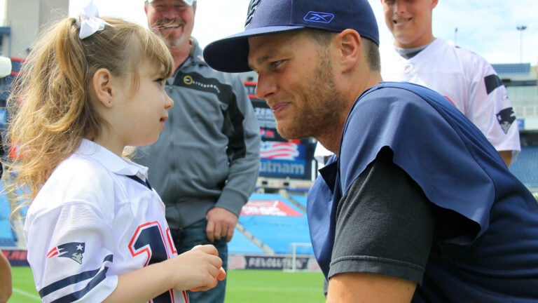 Tom Brady Youth New England Patriots Blue Jersey