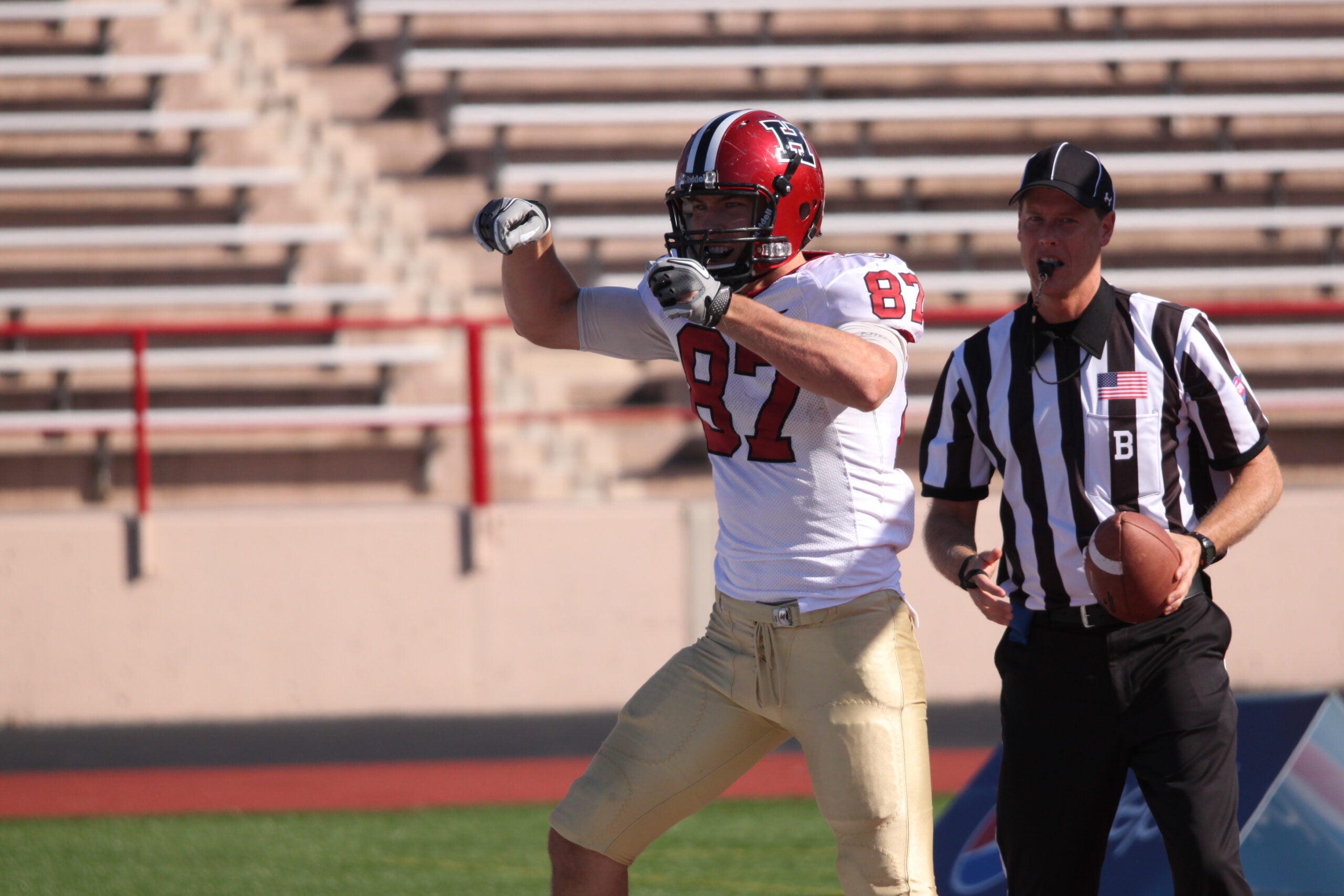 Brate Catches Three Passes in Super Bowl LV Victory - Harvard University