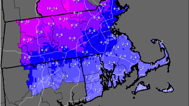Eastern Massachusetts could see 6 inches of snow; up to 10 expected in ...