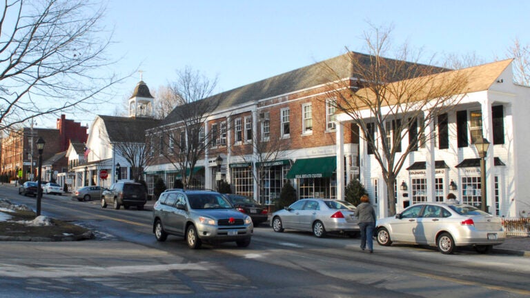 Quaint surroundings, and a celebrity sighting in Bedford, N.Y.