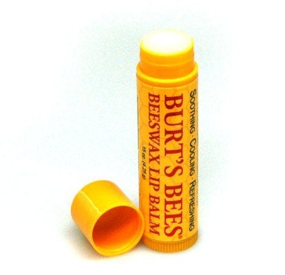 Burt's Bees beeswax lip balm in a tin - with menthol