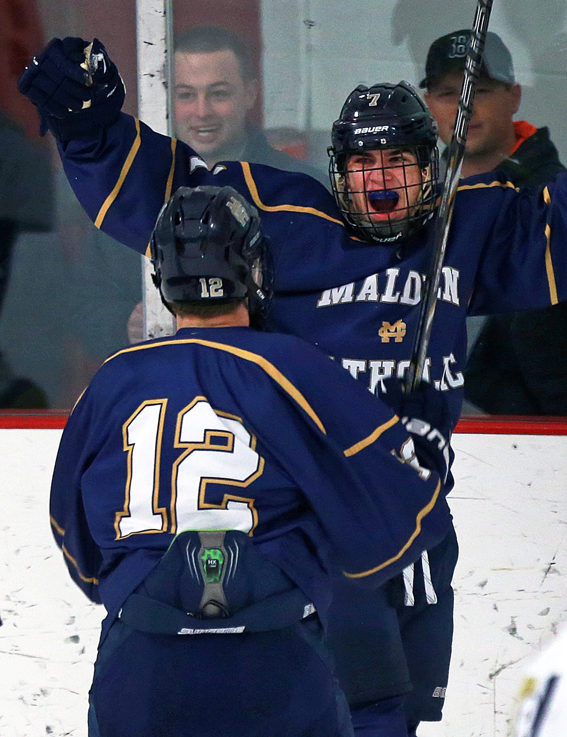 Malden catholic hockey squad rallies for super 8 berth