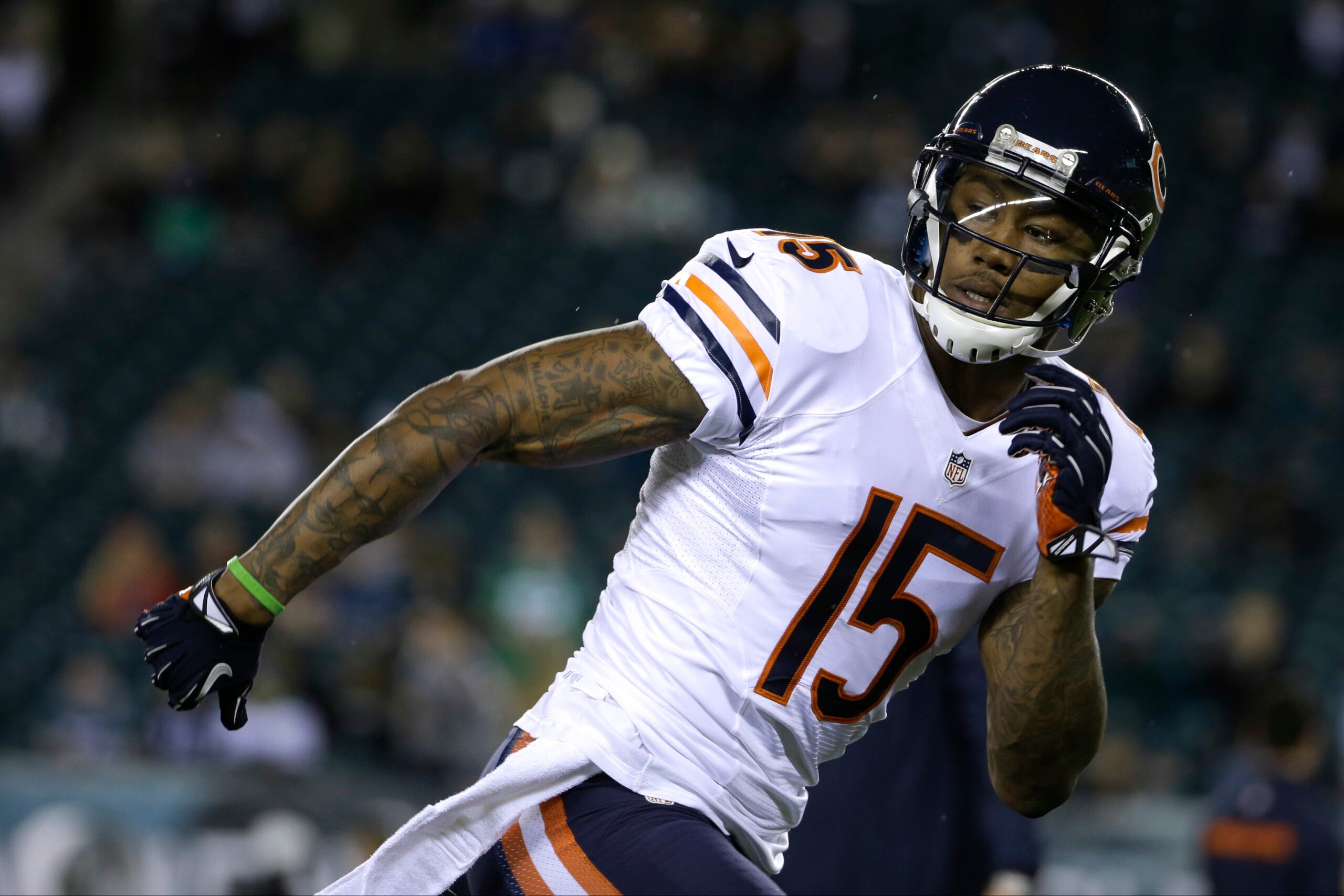 Chicago Bears wide receiver Brandon Marshall in a 2014 game