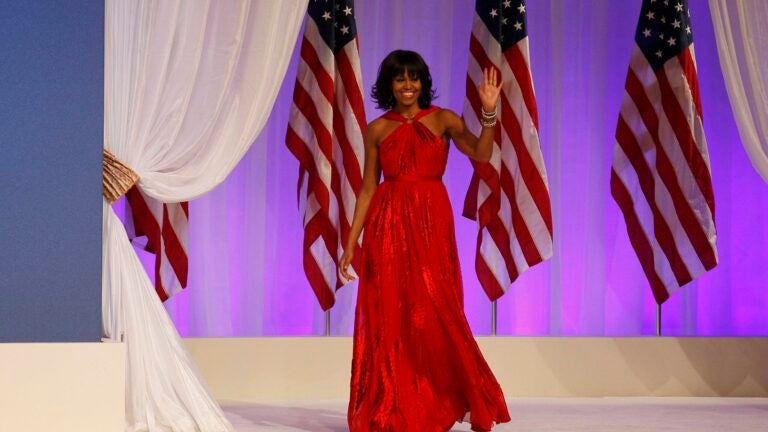 first lady red dress Melania Trump Wears Red to Meet China's President and First Lady