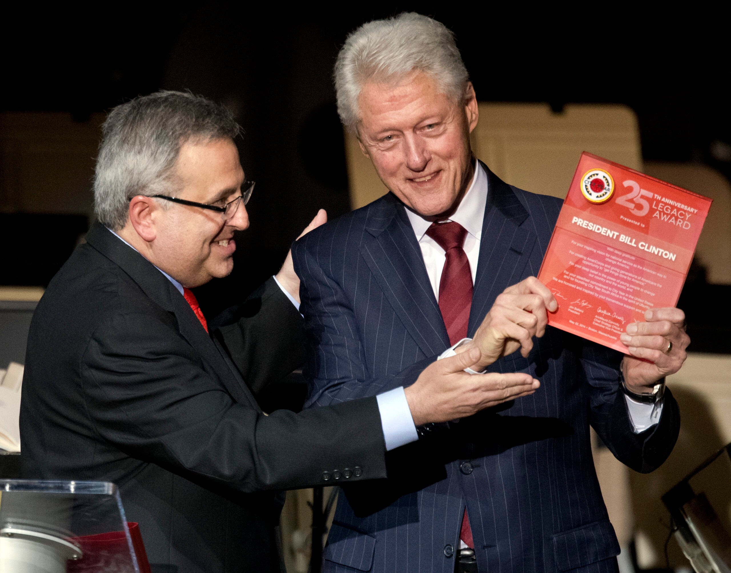 Bill Clinton Honored at City Year 25th Anniversary Celebration