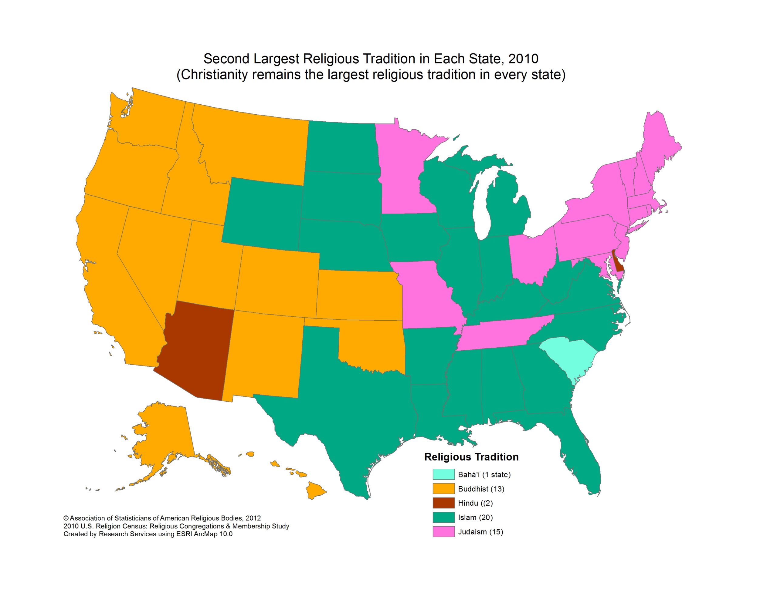 america-s-most-common-religions-by-state-besides-christianity