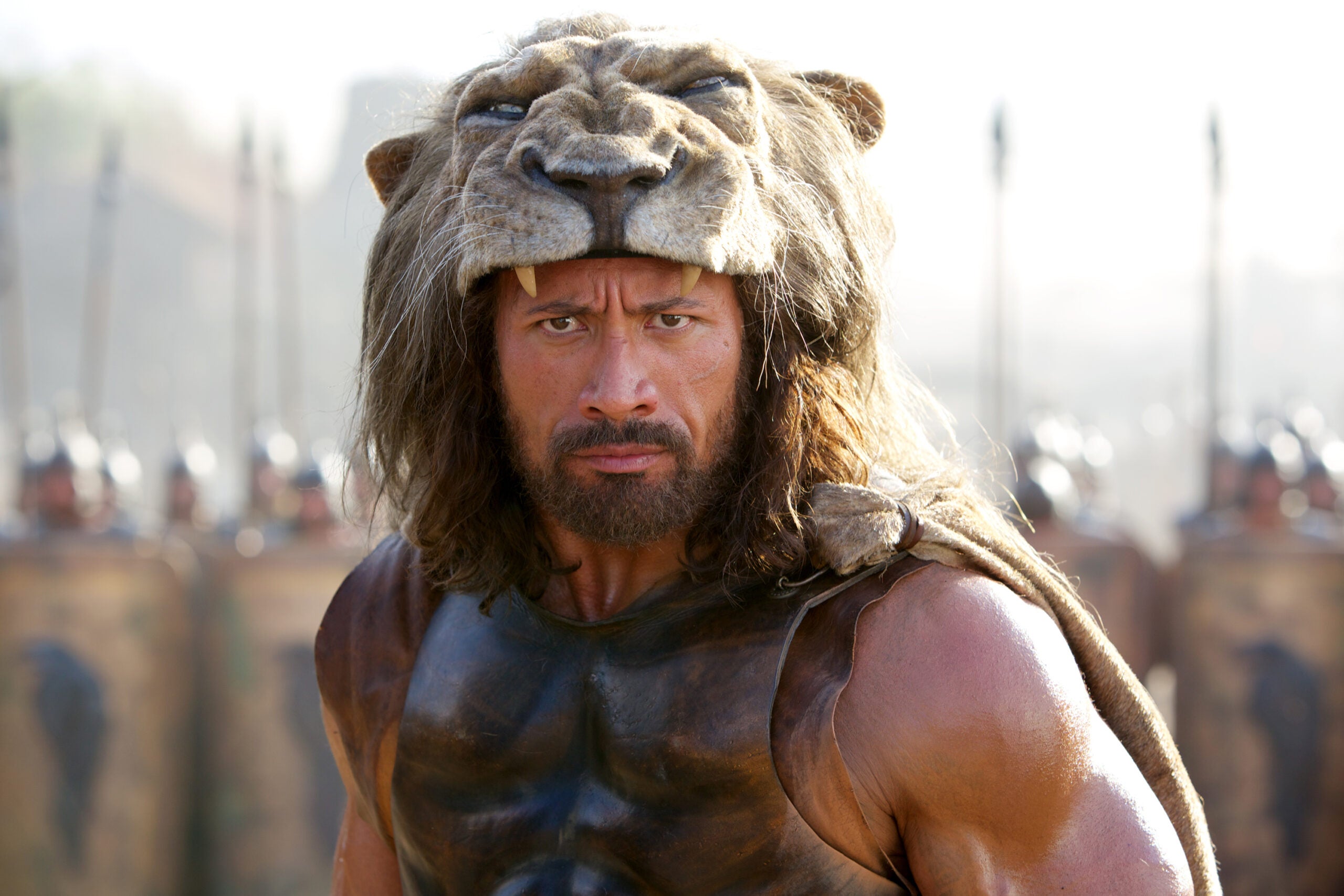 Dwayne Johnson as the demigod Hercules in Hercules 