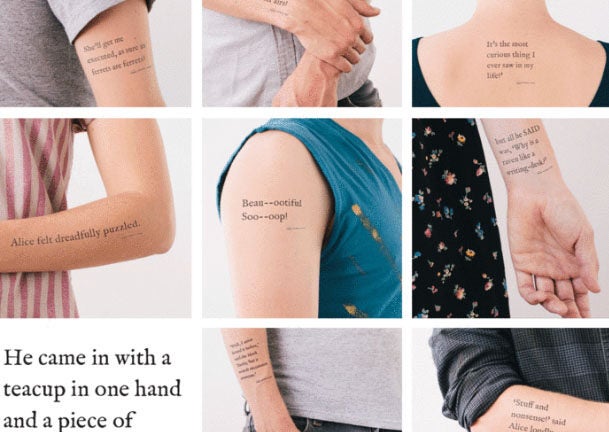 Funny Literary Tattoos: Waterproof Flower Arm Stickers For Men & Women -  Half Arm Temporary Tattoos! - Temu New Zealand