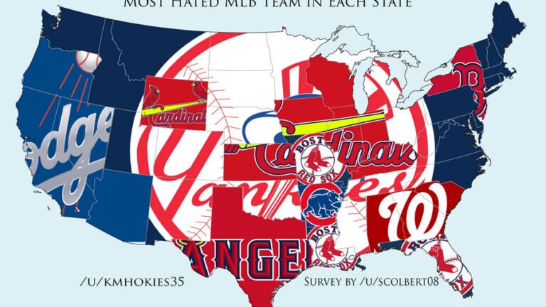 Interactive Map Shows Border Between Red Sox, Yankees Fans (Photo) 