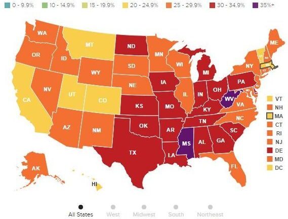 Here’s the Skinny: Mass. Ranks 48th for Obesity