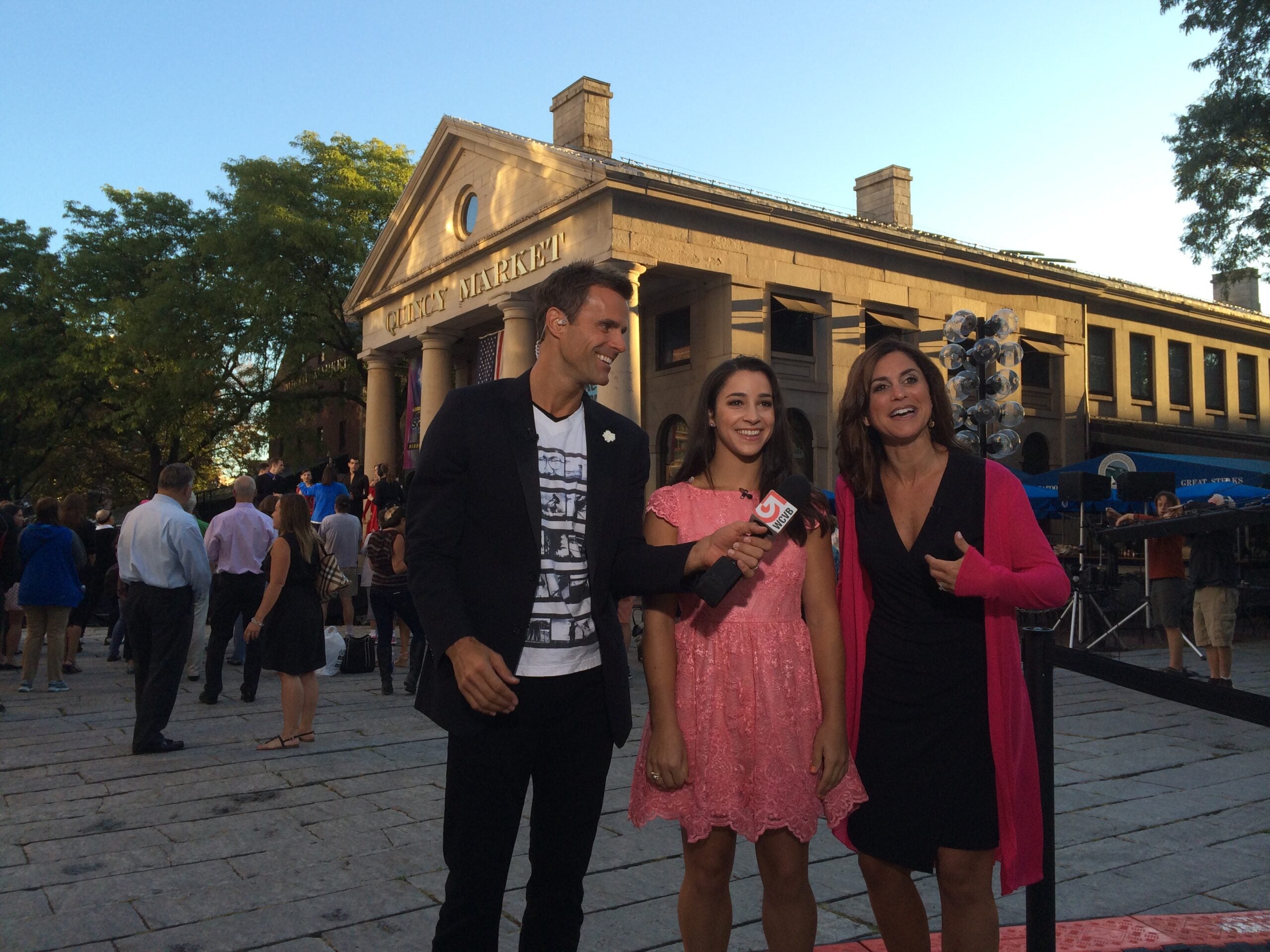 Aly Raisman Picks Faneuil Hall Dancer to Travel to 'Dancing with the Stars'  Premiere
