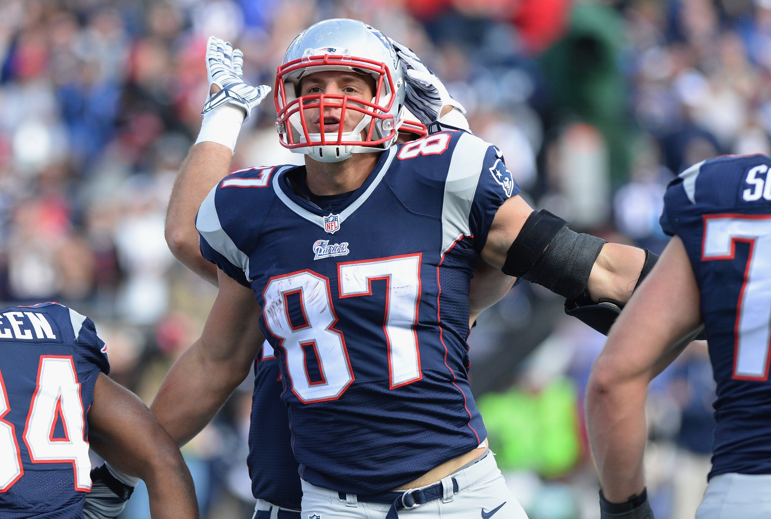 NFL Patriots R.Gronkowski グロンコウスキー ジャージ NFL Patriots R.Gronkowski グロンコウスキー ジャージ - メルカリ
