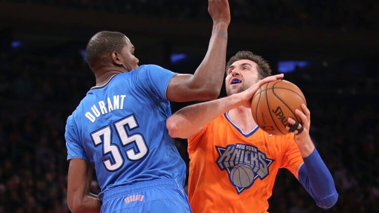 PHOTOS: NBA's Christmas Day jerseys feature first names on the back 