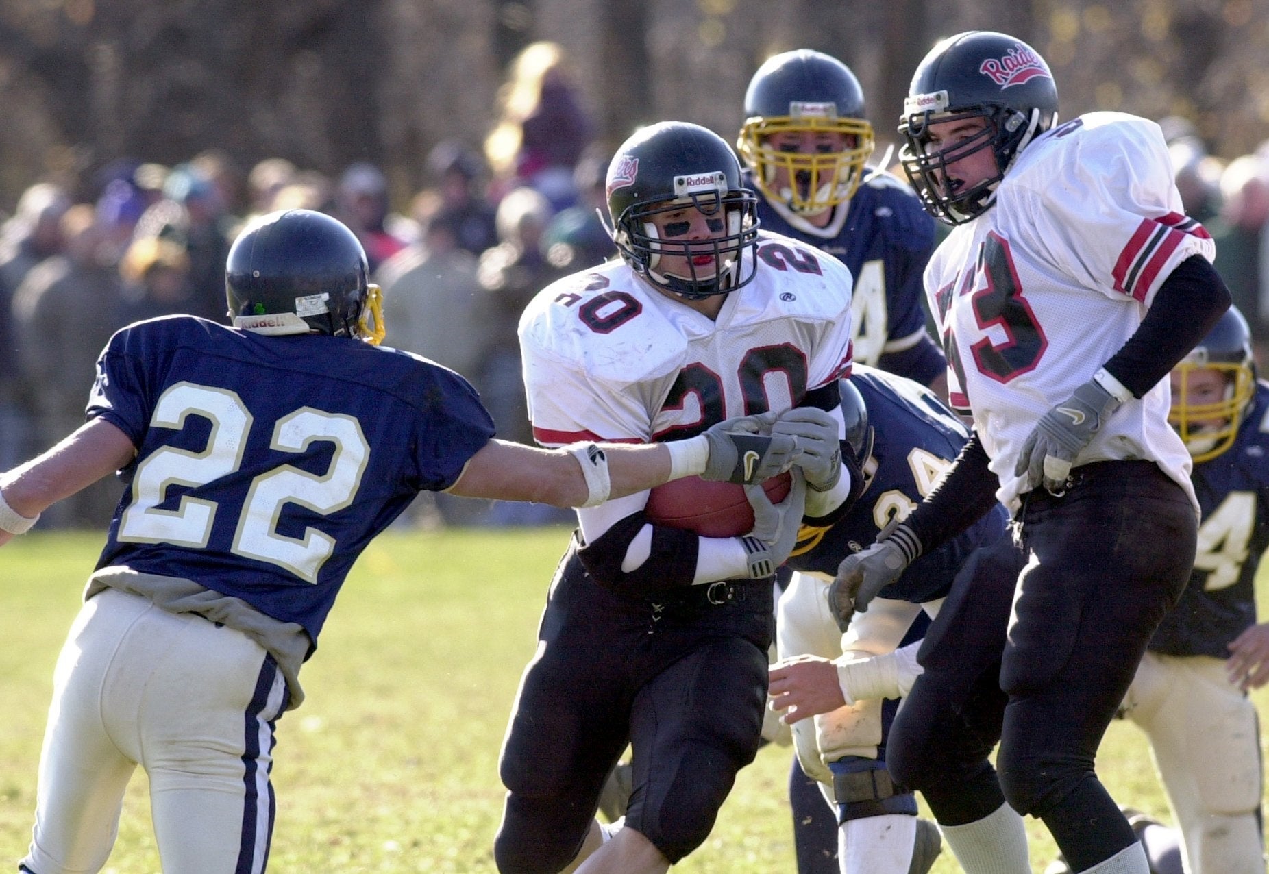 Massachusetts high school football Thanksgiving Day scores