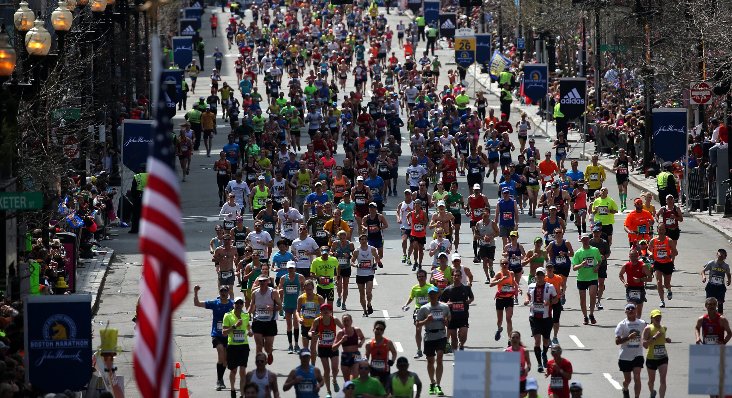 How to find a runner after they’ve crossed the Boston Marathon finish line