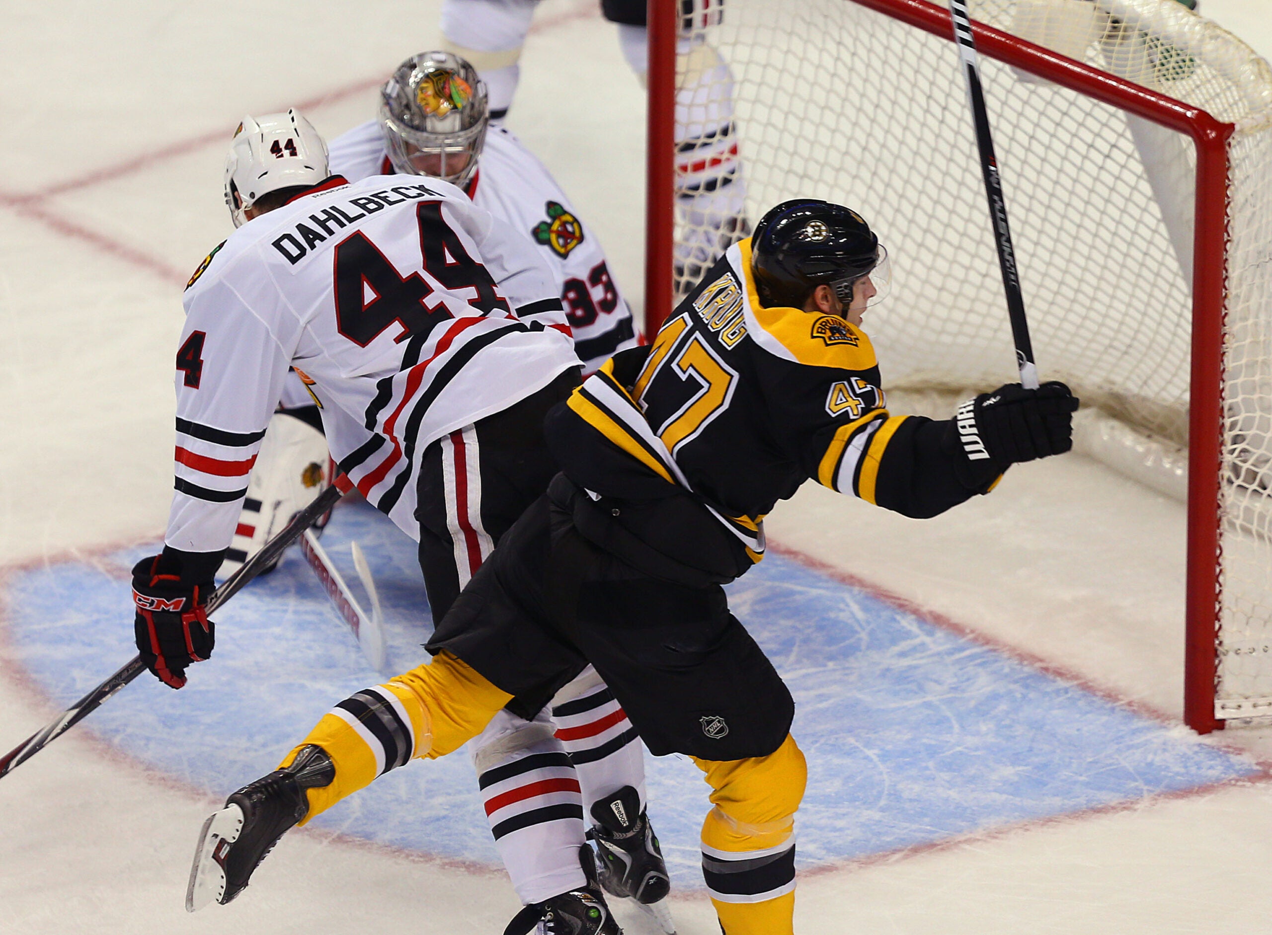 Boston Bruins 3-2 Loss to the Chicago Blackhawks in GIFs