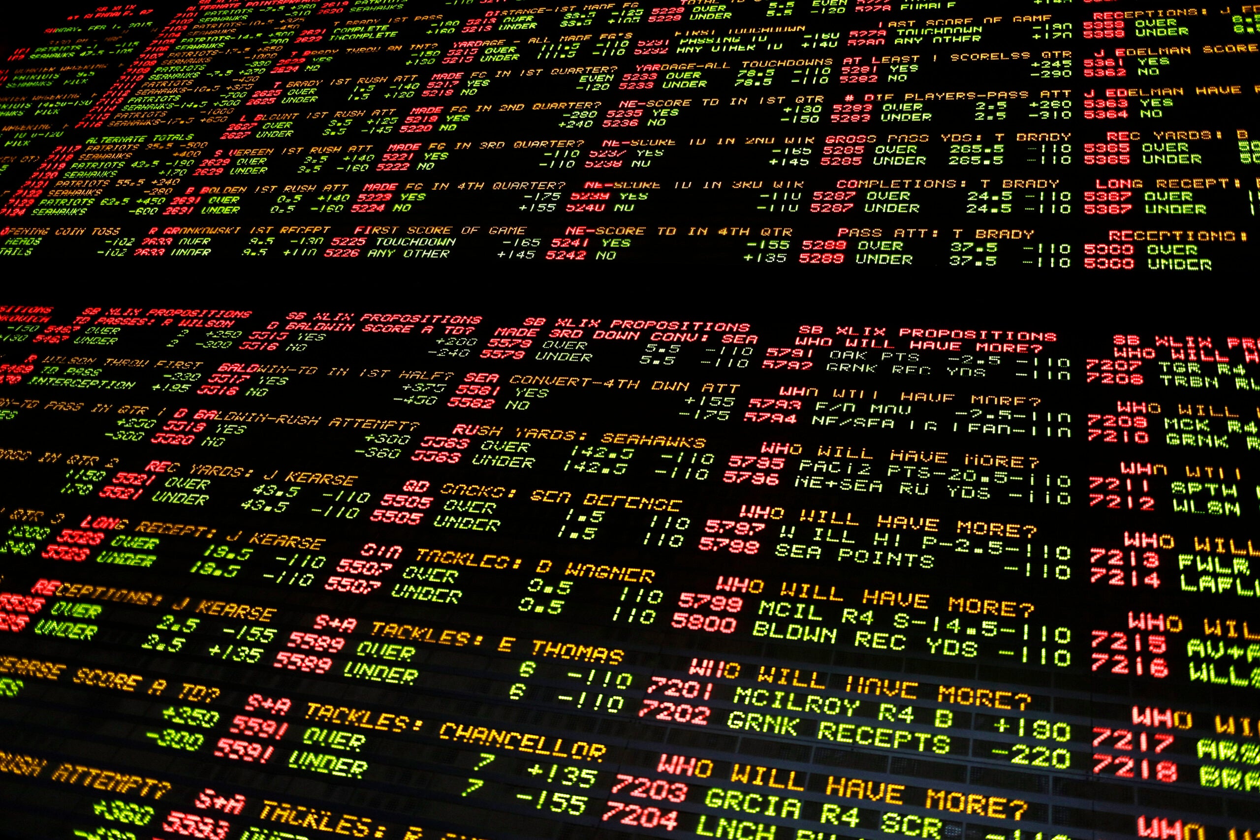 Las Vegas sports books post first wave of Super Bowl prop bets