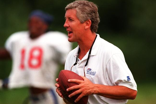 Pete Carroll Struts on Sideline With Top Hat, Monocle, Cane in