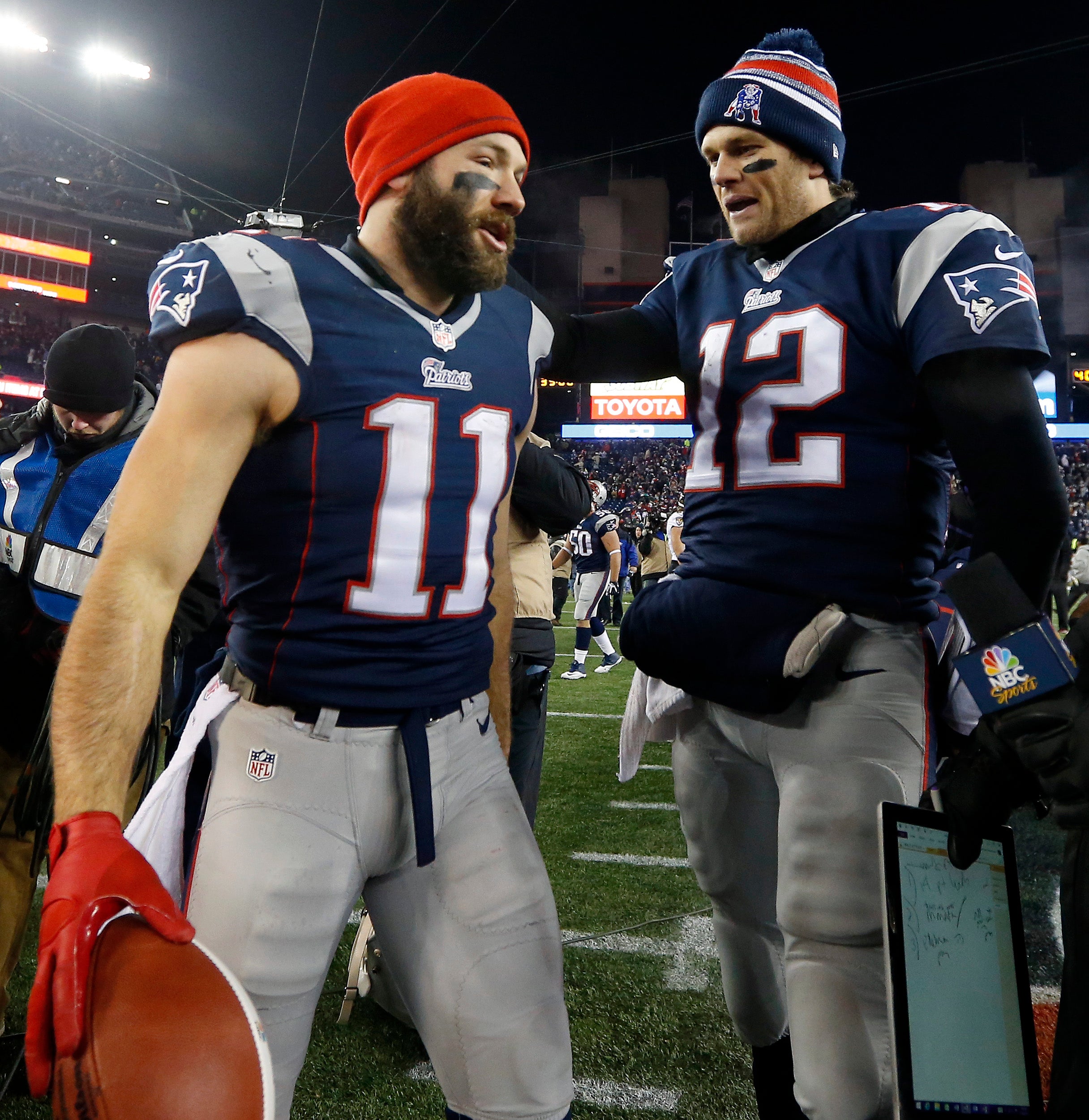 Tom Brady's cheeky reminder for Julian Edelman after WR welcomes