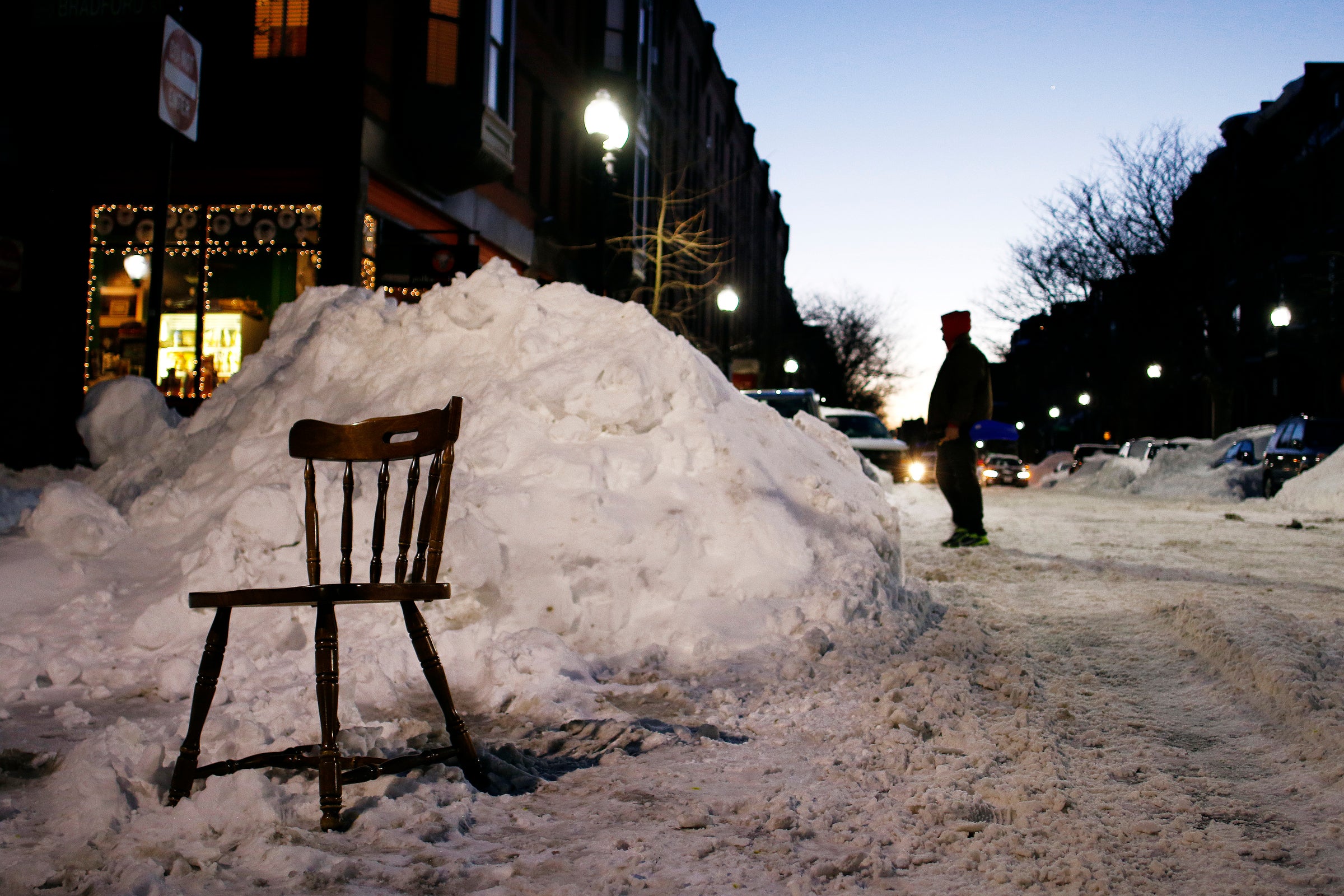 With Much Controversy, Boston Begins Removing Parking Space Savers : The  Two-Way : NPR