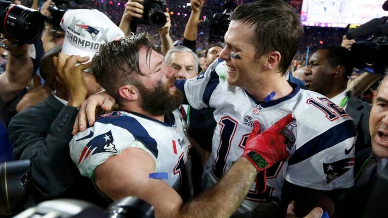 The bromance between Tom Brady and Julian Edelman is still going