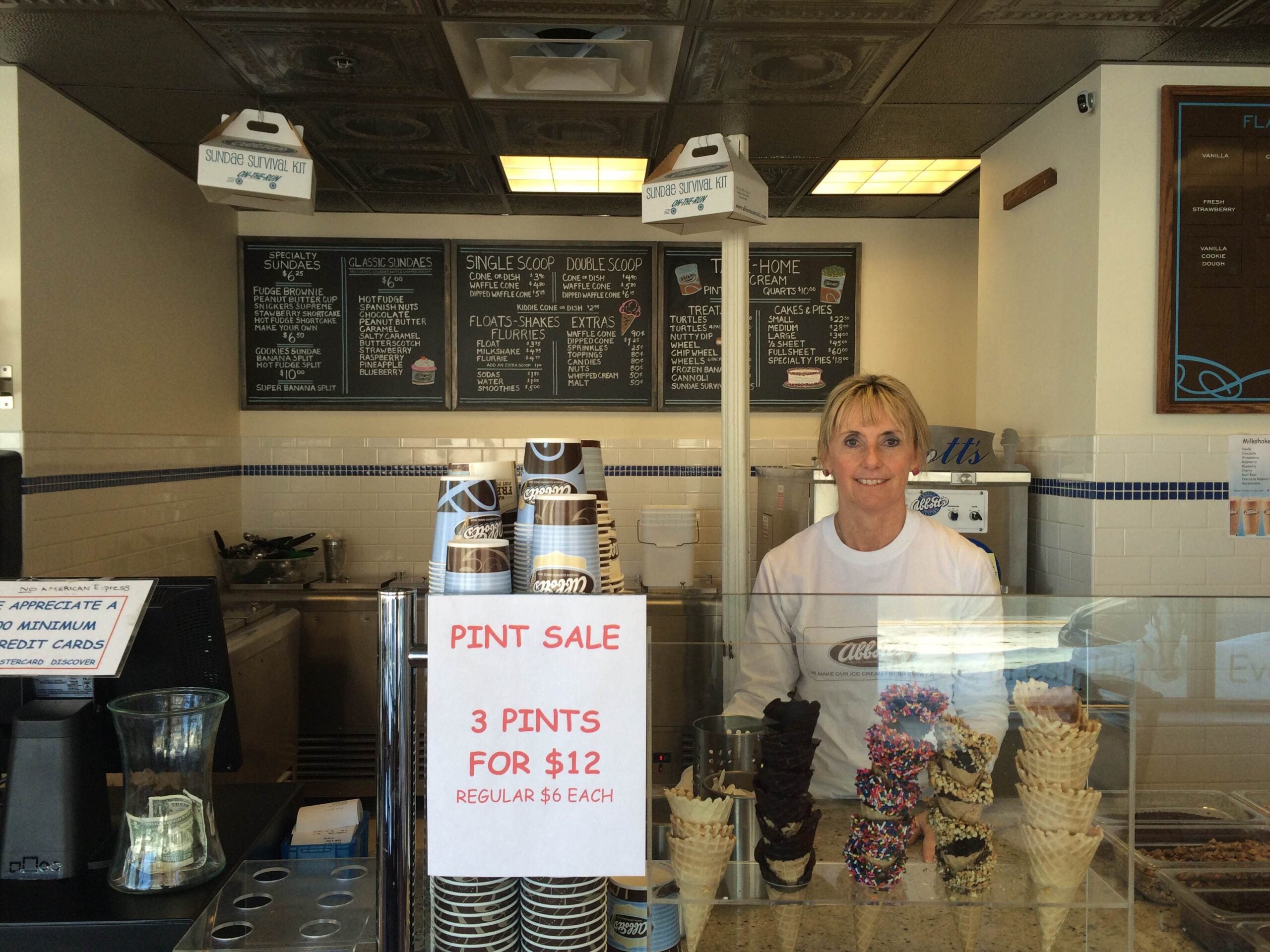 Local Frozen Custard Shop Keeps Churning Through Snow