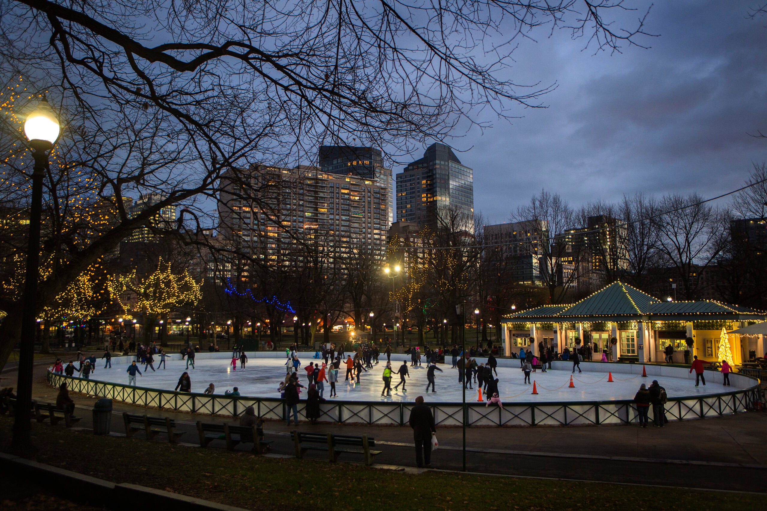 USA Today readers say the Boston Common Frog Pond is the best skating