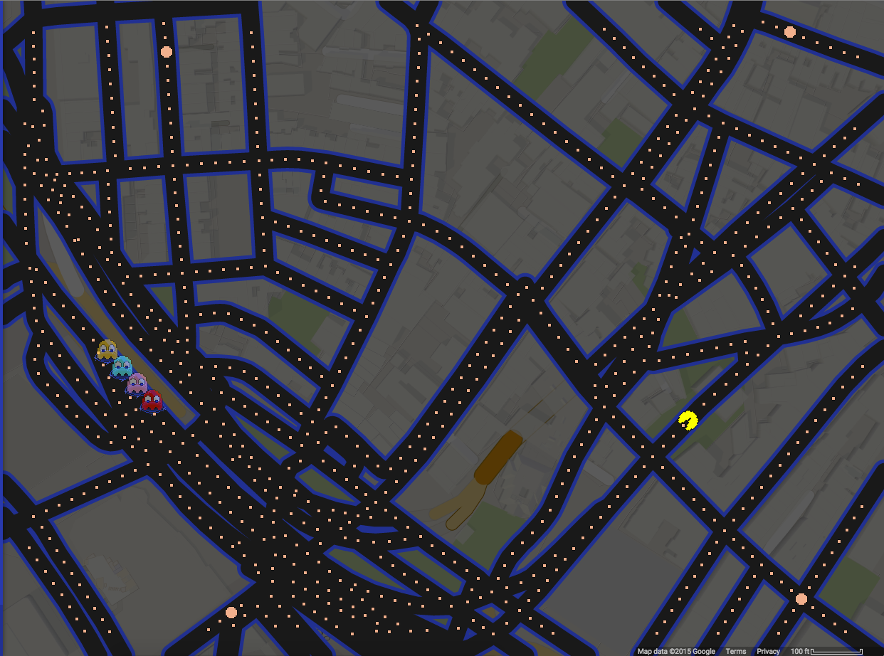 Google Maps Turns Your Neighborhood Into Pac-Man Game