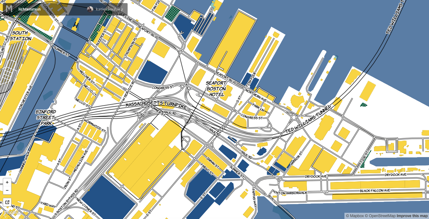 Boston Layout What Boston neighborhood maps would look like if Roy Lichtenstein ...