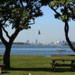 Hop a free ferry to Georges Island Saturday.