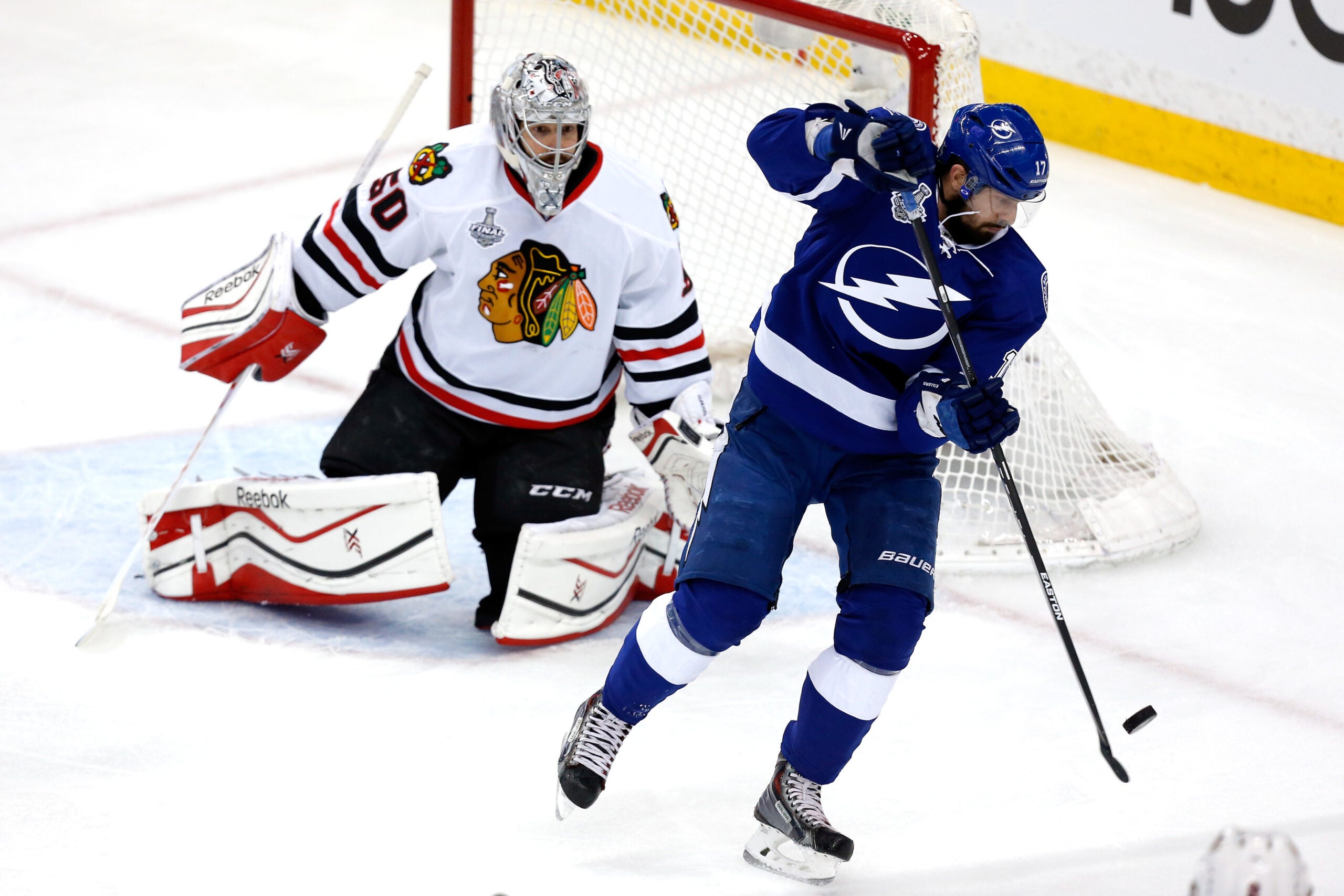 Watch the incredible first goal of the 2015 Stanley Cup Final