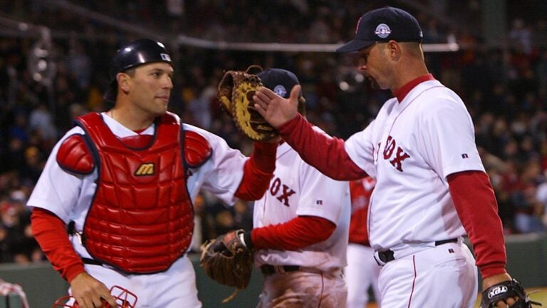 Doug Mirabelli: Knuckleball Catcher extraordinaire, 2004 Red Sox Champion -  Italian Americans in Baseball