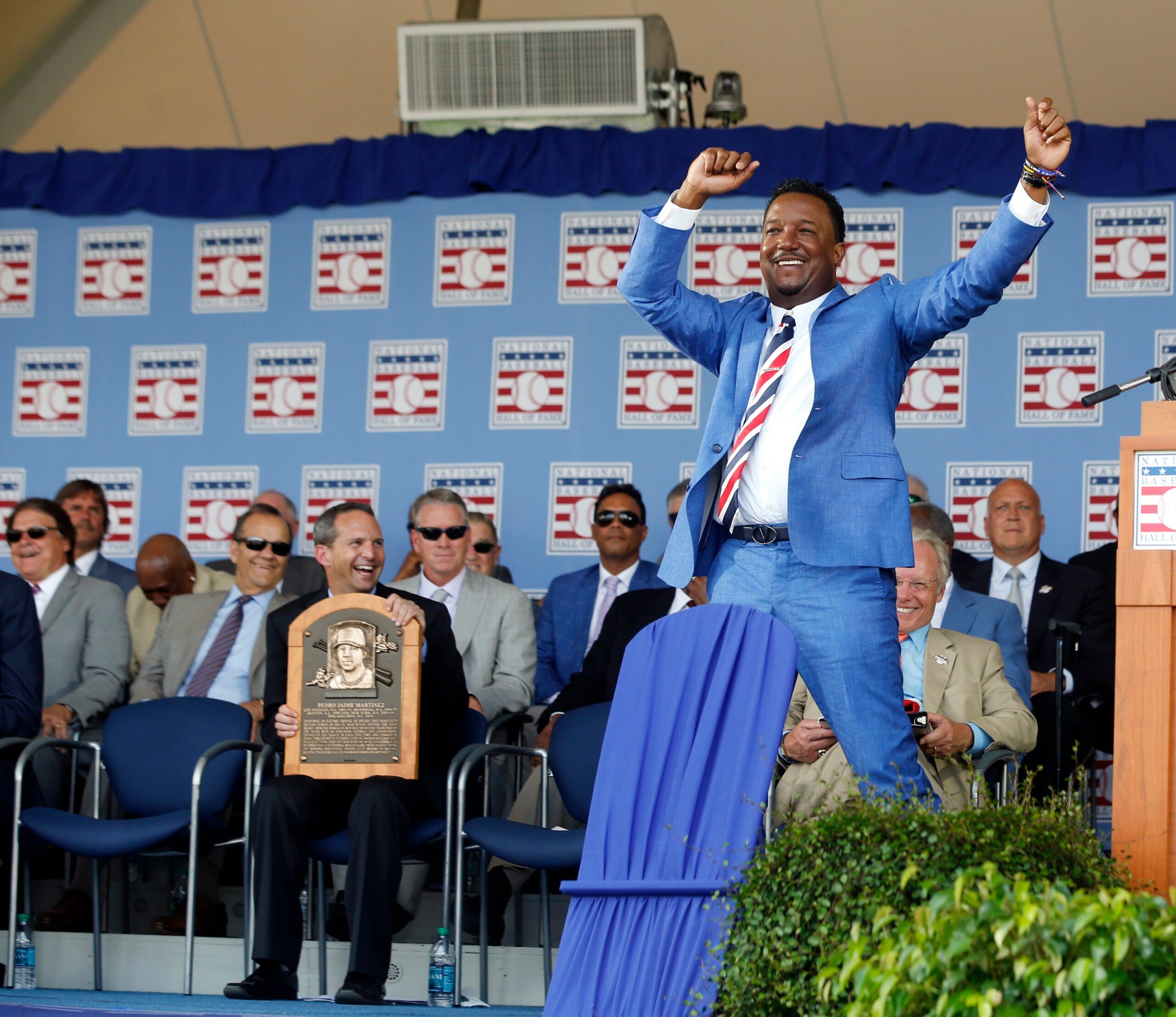 Red Sox legend Pedro Martinez serves a reminder of his dominance