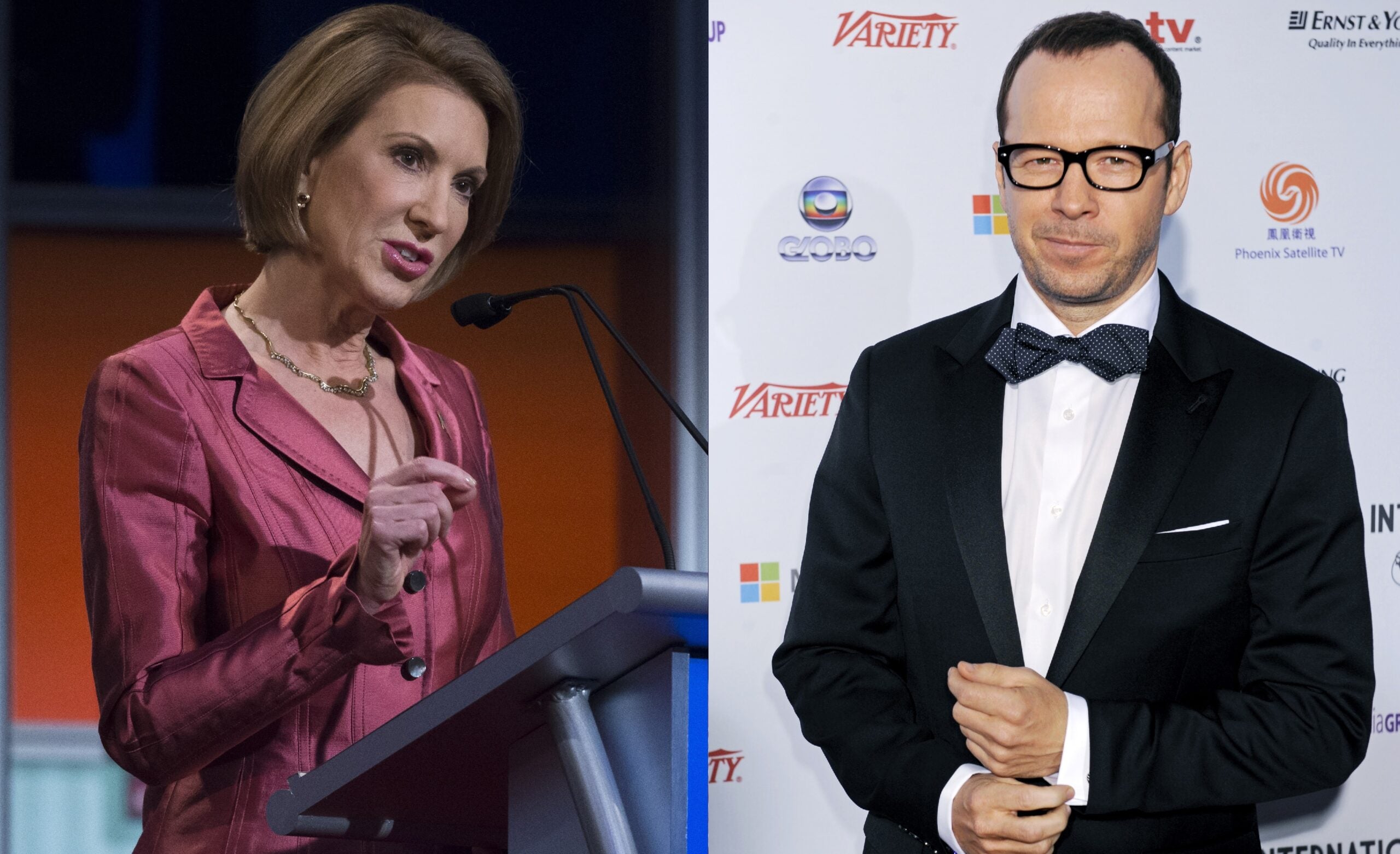 Carly Fiorina vies for crucial Wahlberg endorsement 