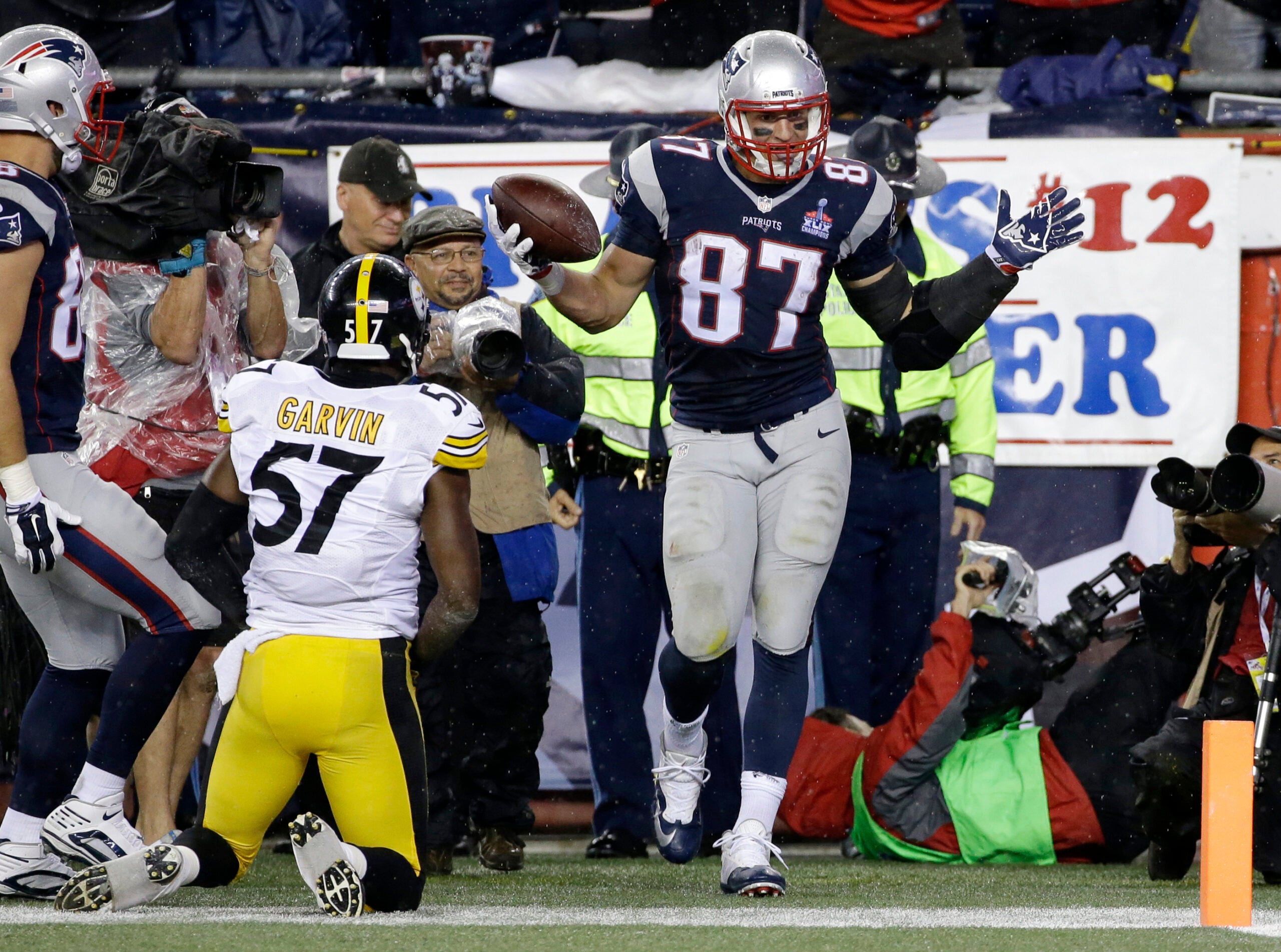 Gronk's FIRST Big Game! (Patriots vs. Steelers, 2010) 